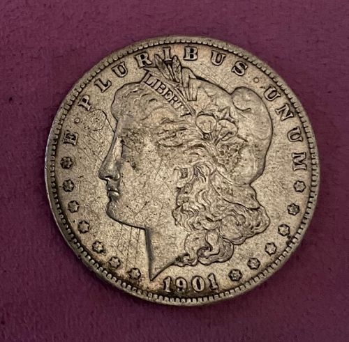 1901 O Morgan Dollar, 90% Silver