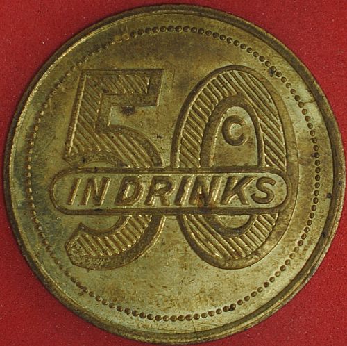 The Desert Inn Chicago 50¢ In Drinks Token
