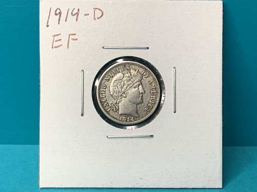 1914-D Barber Dime