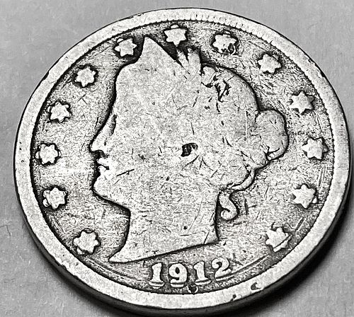 1912 P Liberty Nickels