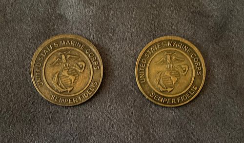 2 - U. S. Marine Corps Tokens, 2 varieties