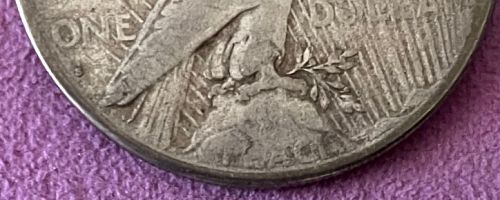 1926 S Peace Dollar, 90% Silver.