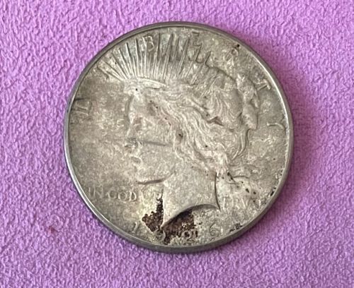 1926 S Peace Dollar, 90% Silver.
