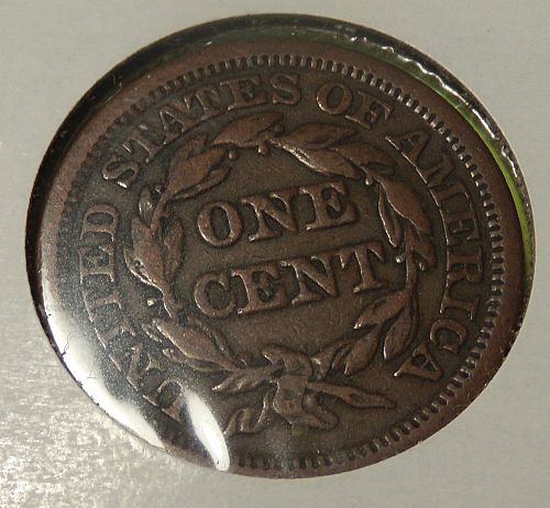 1848 Large Cent  F15  #1-1848-2