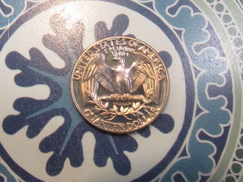 1972 S WASHINGTON QUARTER      bt52