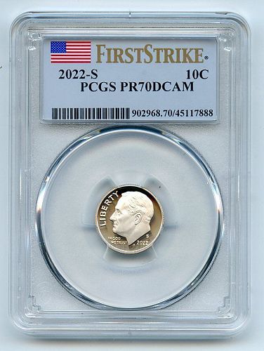 2022  S  PROOF  PF70  ROOSEVELT DIME