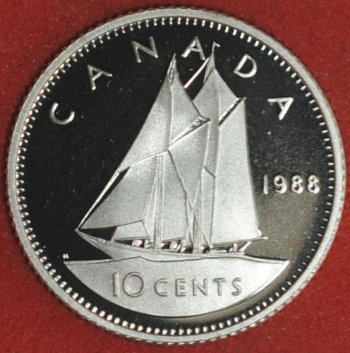 1988 Canada Dime Proof