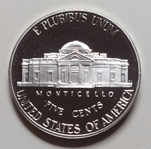 2008-S Jefferson Nickel Proof-65 (GEM) Full Steps=6 SHARP STRIKE!
