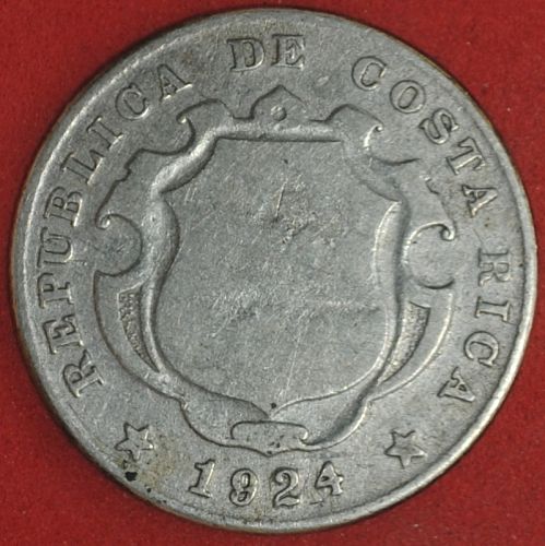 1924 Costa Rica 25 Centimos VG