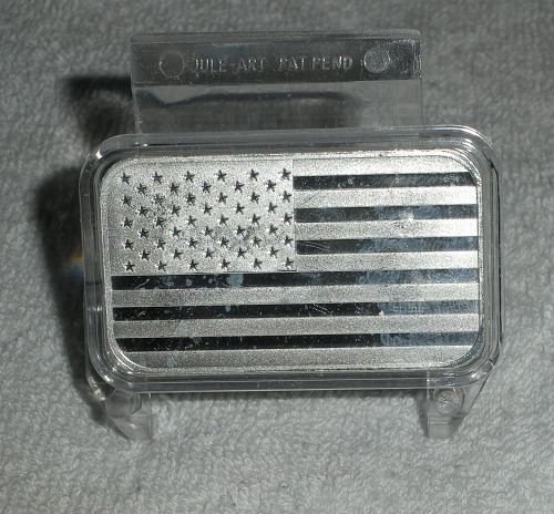 Silver Bar United States Flag 1  oz.