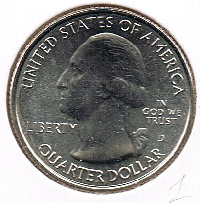 25 Cents / Quarter Everglades National Park, Florida, UNC 2014 D, BU