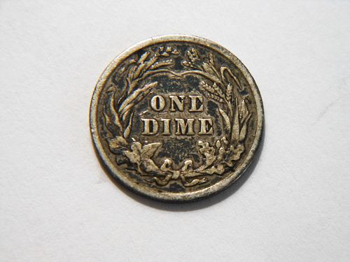 1902-P Silver Barber Dime