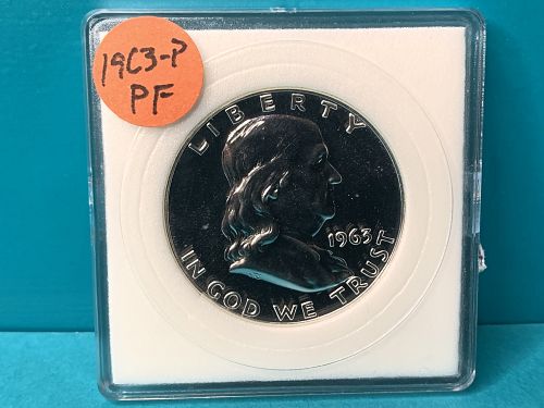 1963-P Proof Franklin Half Dollar