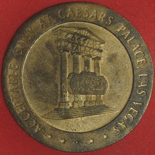 1967 Caesars Palace Half Dollar Gaming Token