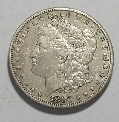 1883 S Morgan Dollar, AU