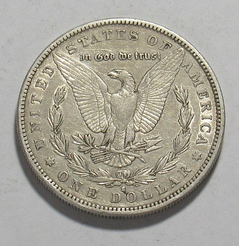 1883 S Morgan Dollar, AU