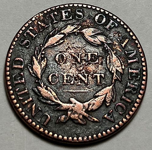 1822 Coronet Liberty Head Large Cents. 3312