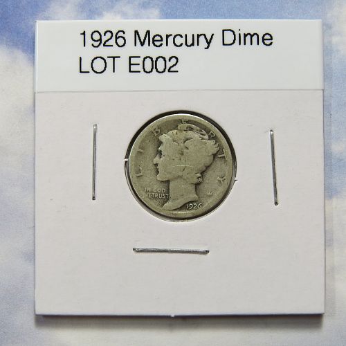 1926 MERCURY DIME (NICE) 90% SILVER ~ LOT E002