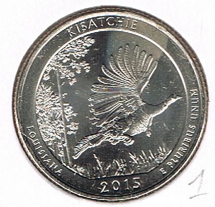 25 Cents / Quarter Kisatchie, 2015 P