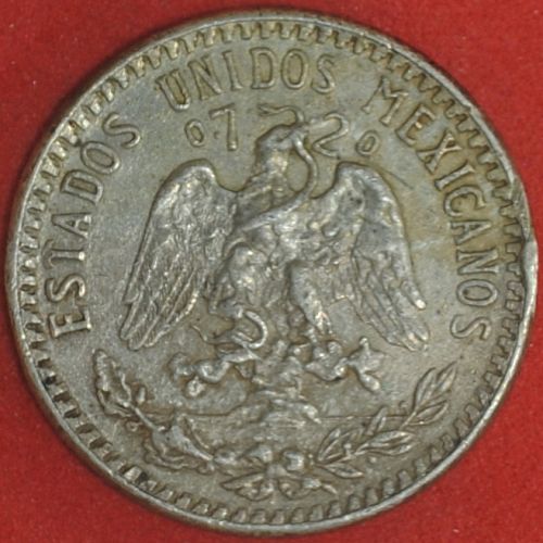 1943 Mexico 20 Centavos XF