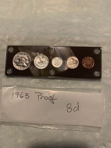 New 1963 PROOF SET item-8d