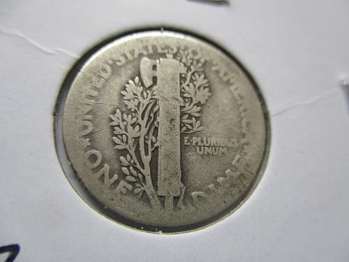 1918  Mercury Dime.  Item: 10 M18-02.