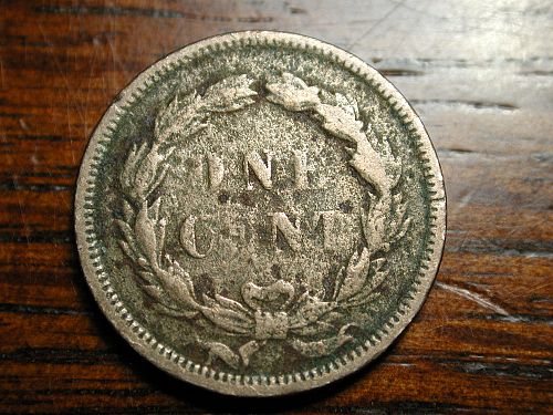 1860 Indian head penny cent  NICE