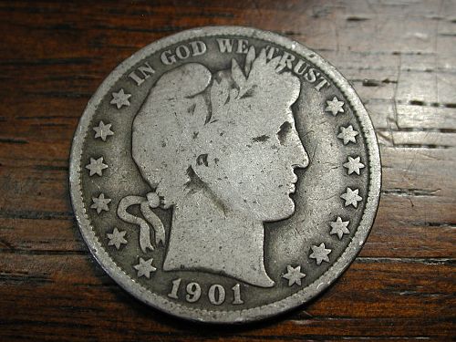 1901 Barber Half dollar NICE