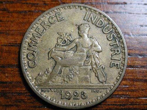1923 France 1 Franc NICE