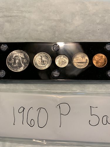 1960 P uncirculated mint set. Item-5a