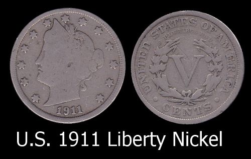 1911 P Liberty Nickel