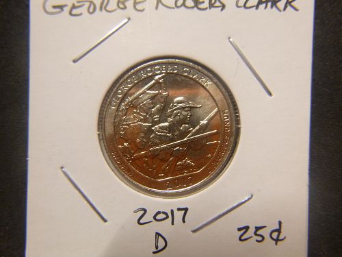 2017 D George Rogers Clark America The Beautiful Quarters