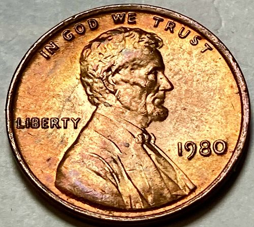 1991 P Lincoln Memorial Cent Small Cents