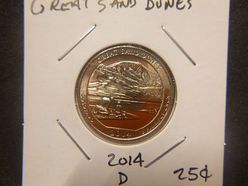 2014 D Great Sand Dunes America The Beautiful Quarters