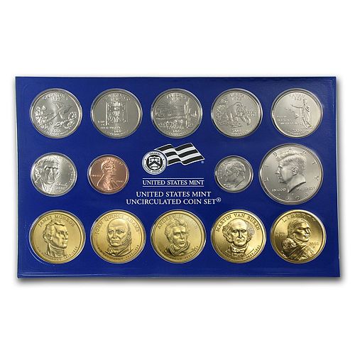 2008 US Mint Uncirculated Coin Set P & D (U08) 28 Coin Set