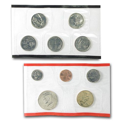2000 US Mint Uncirculated Coin Set P & D (U0) 20-Coin Set