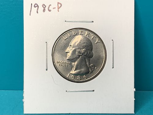 1986-P Washington Quarter