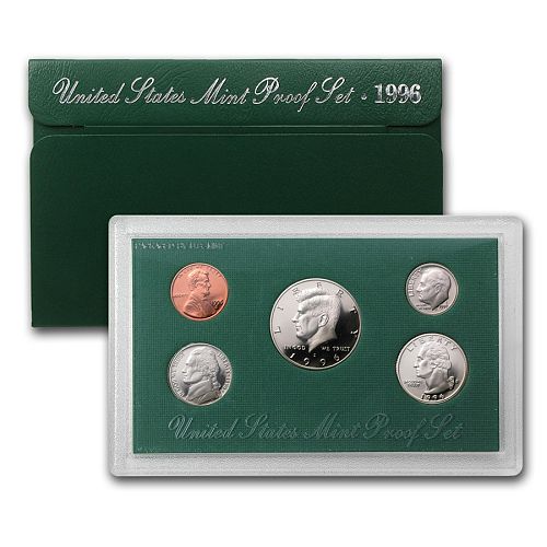 1996-S US Mint Proof Set  5-Coin Set