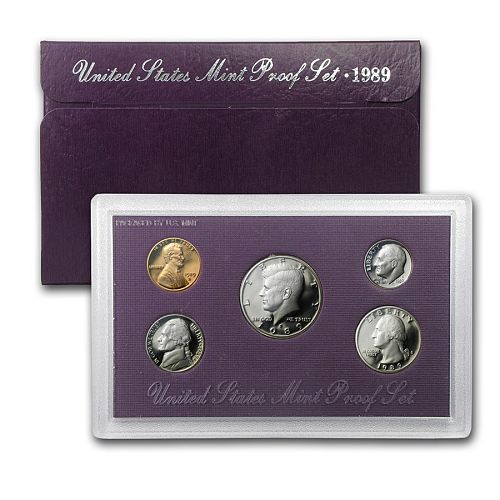 1989-S US Mint Proof Set  5-Coin Set