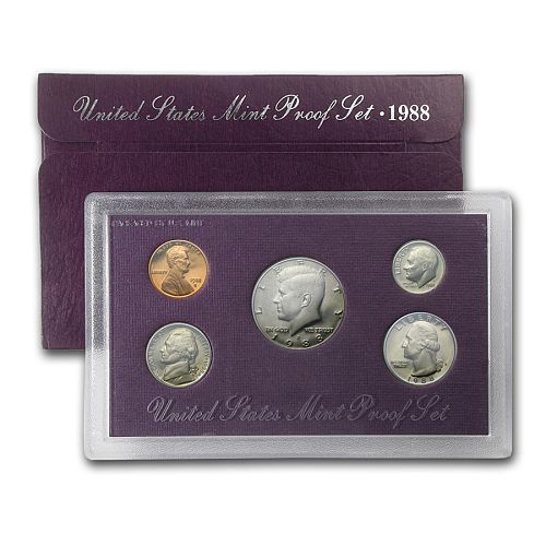 1988-S US Mint Proof Set  5-Coin Set