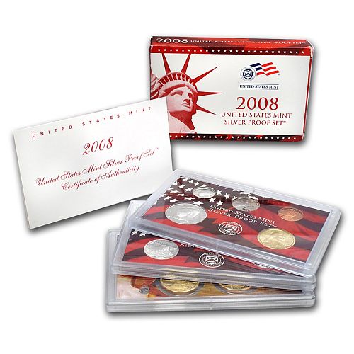 2008 S Proof Silver Proof Set