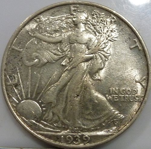 1939-P About Uncirculated Walking Liberty Half Dollar AU ( 680-P )