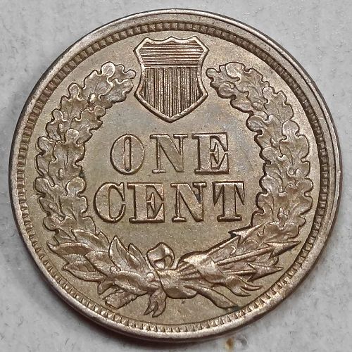 1863 Indian Cent, Choice Almost Uncirculated, Early Type   0805-01