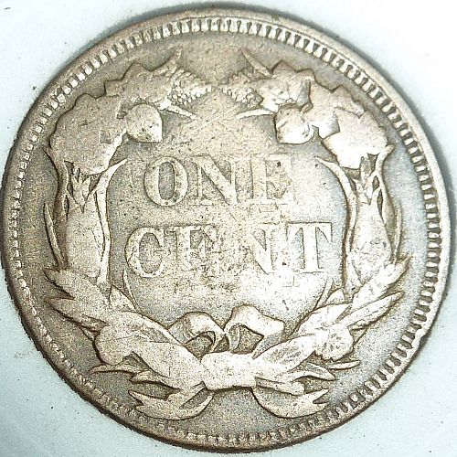 1858 Fine  Flying Eagle Small Letters Cent F ( 100-02)