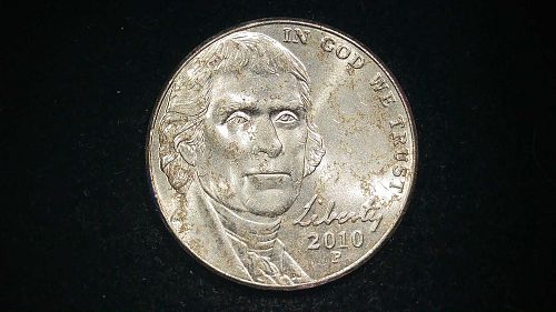 2010 P Jefferson Nickel