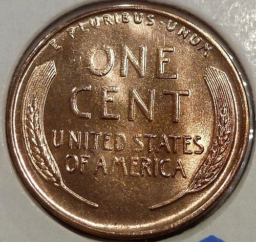 1938-S GEM  BU RED Lincoln Wheat Cent (209-54)