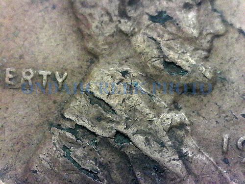 1944 Lincoln Head Cent Fine Lamination Error