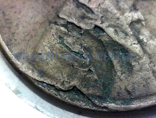 1944 Lincoln Head Cent Fine Lamination Error