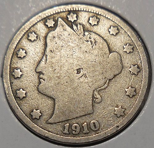 ✅1910-P Liberty Head Nickel✅