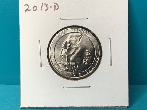 2013-D Mount Rushmore ATB Quarter
